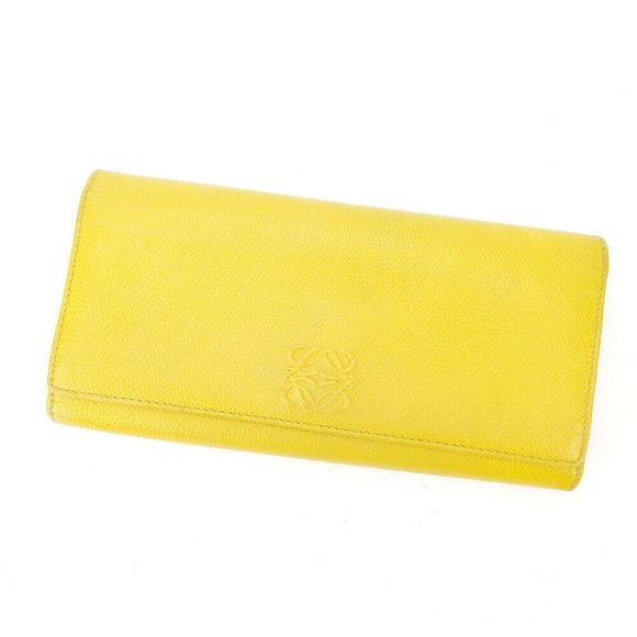 LOEWE purse Anagram mark leather Authentic used - Picture 1 of 7